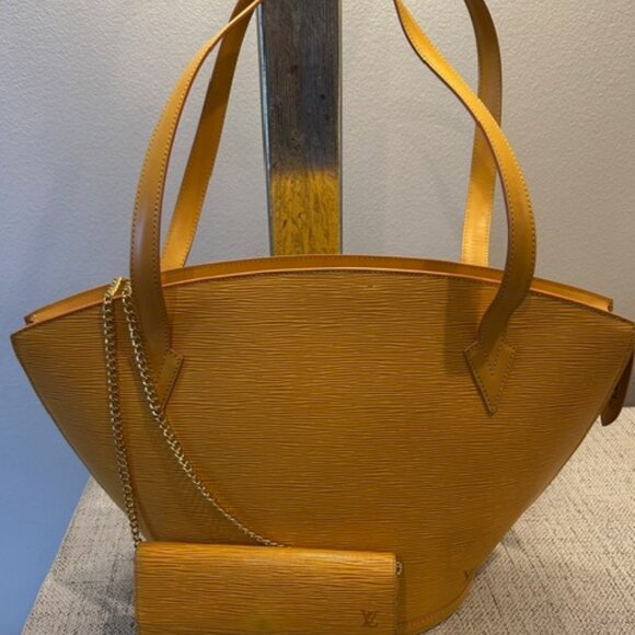 Louis Vuitton Yellow Epi Saint Jacques GM + Matching LV Wallet - Picture 3 of 16